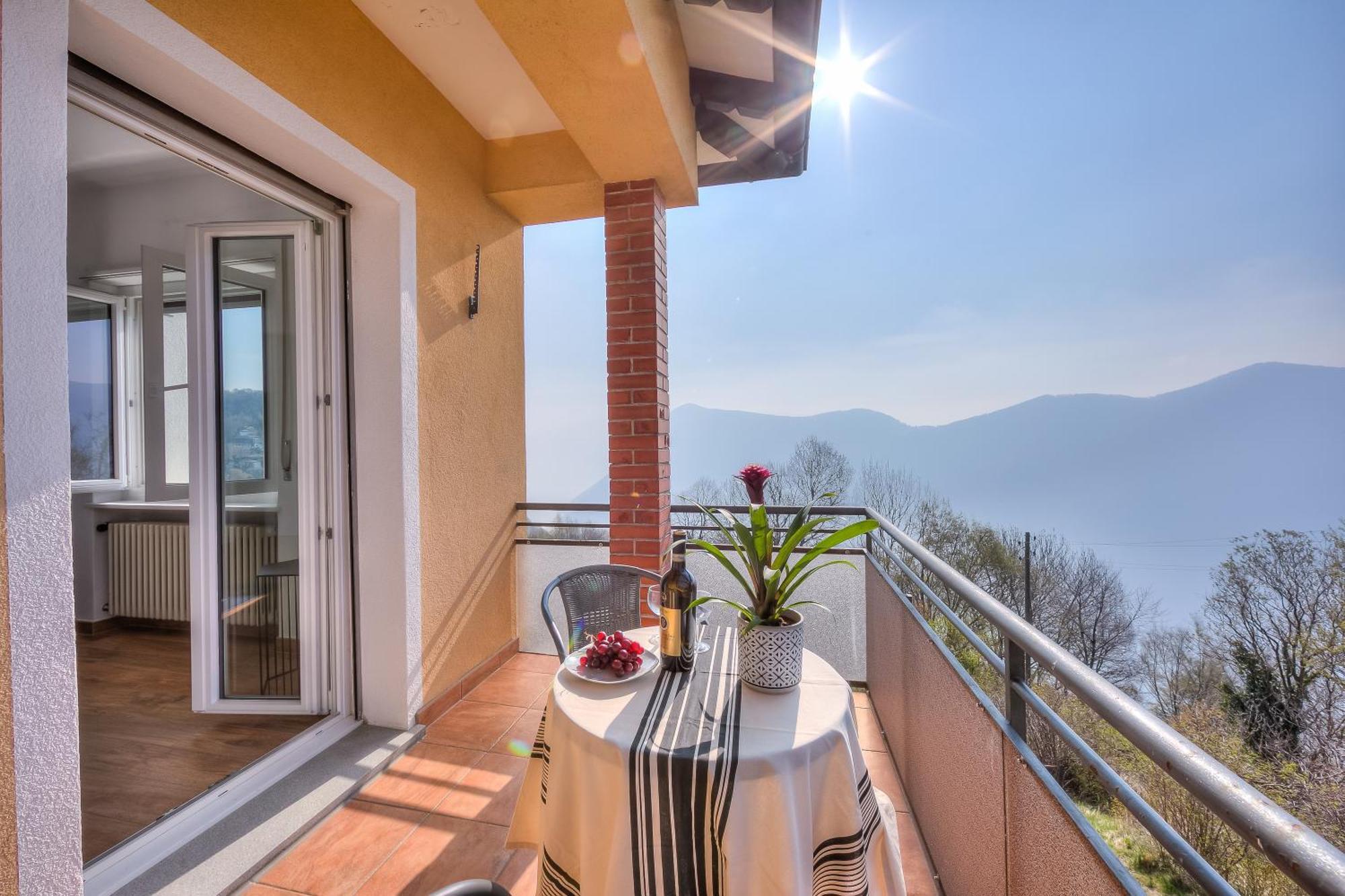 Ca' Gina Panoramica - Monte Bre - Happy Rentals Лугано Экстерьер фото